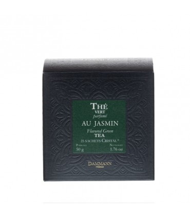 Thé vert Jasmin Boite des 25 sachets cristal